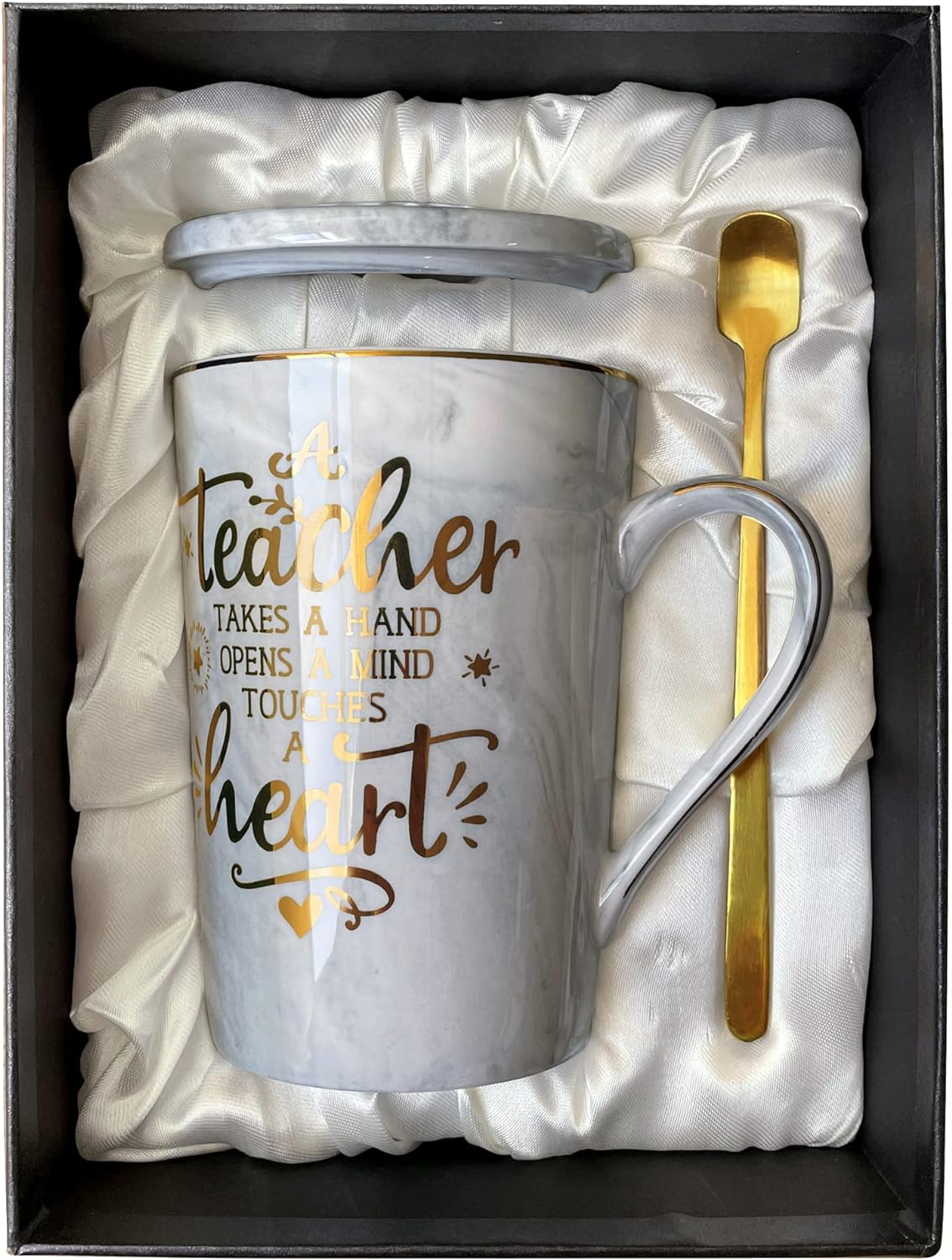 Mothers Day Gifts for Mom from Daughter, Son, Kids - World's Best Mom, Birthday Present, Marble Ceramic Coffee Cup with Lid Cards - 4oz Mothers Day Gifts for Mom from Daughter, Son, Kids - World's Best Mom, Birthday Present, Marble Ceramic Coffee Cup with Lid Cards - 4oz